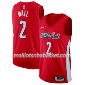 Maillot Homme Washington Wizards John Wall 2 2018-19 Nike Rouge Swingman